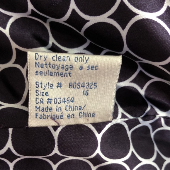 RICKIS purple lined blazer size 16 - Picture 7 of 8